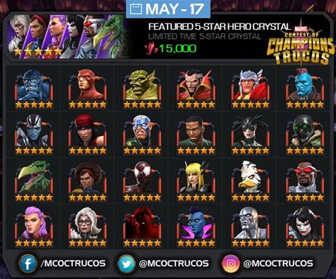 💎new 5 Star Featured Hero Crystal May 17 Contestofchampions