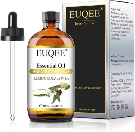 Euqee Lemon Eucalyptus Essential Oil Pure Lemon Eucalyptus Oil Large Capacity