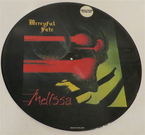 Mercyful Fate Melissa Megaforce Unnumbered Picture Disc