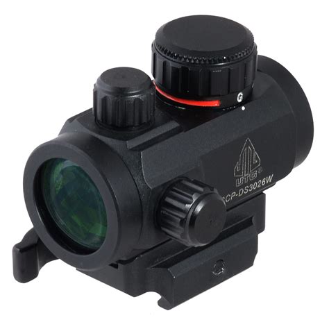 Utg Ita Red Green Cqb Micro Dot With Integral Qd Mount