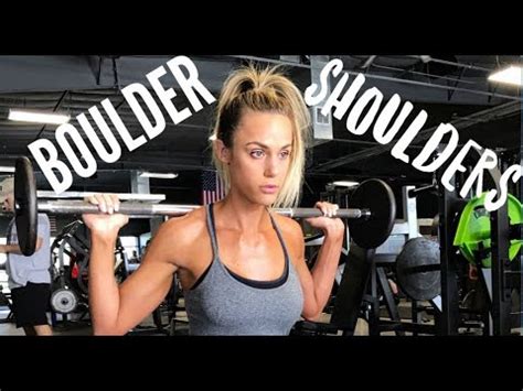 Shoulder Training With IFBB Bikini Pro YouTube
