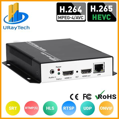 HEVC Codificador De V Deo HDMI IPTV H 265 H 264 Transmisi N En Vivo