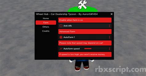 Car Dealership Tycoon Auto Farm Speed Walkspeed Anti Afk Scripts