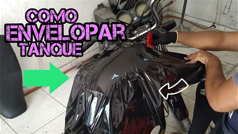 Como Envelopar Tanque De Moto YouTube