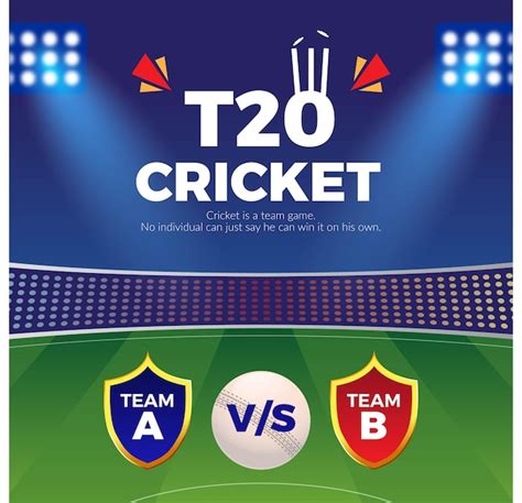 Premium Vector T20 Cricket World Cup Banner Design Template