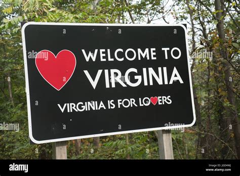 Virginia Sign Hi Res Stock Photography And Images Alamy