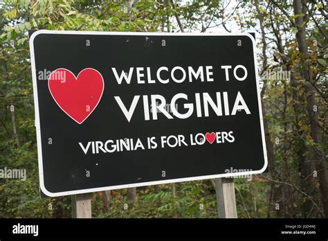 Virginia sign hi-res stock photography and images - Alamy