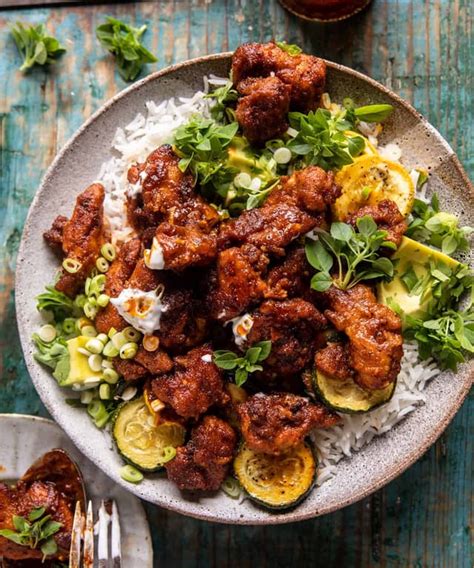 Sheet Pan Hot Honey Garlic Chicken And Zucchini Punchfork