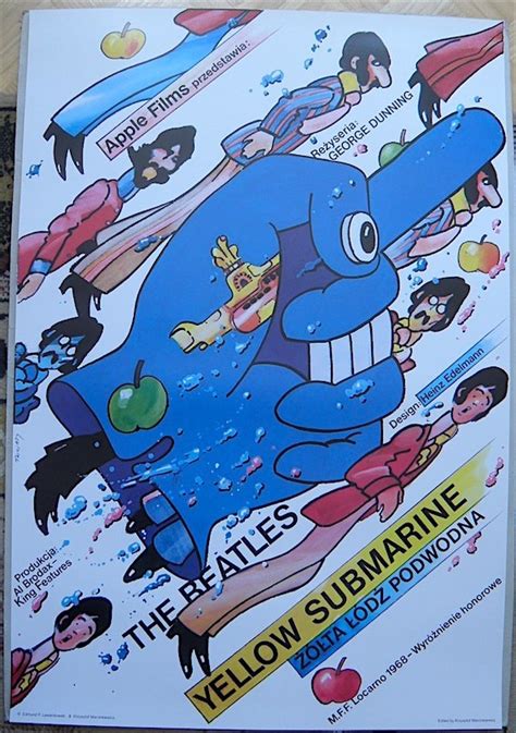 Yellow Submarine The Beatles Plakat Filmowy Łódź Ogłoszenie Na Allegro Lokalnie