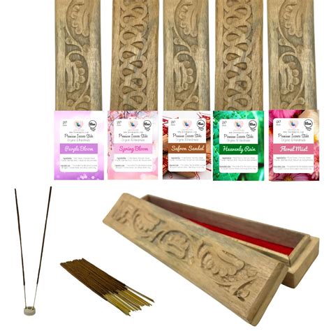 Premium Scented Incense Stick Plain Incense Kit With Wooden Box