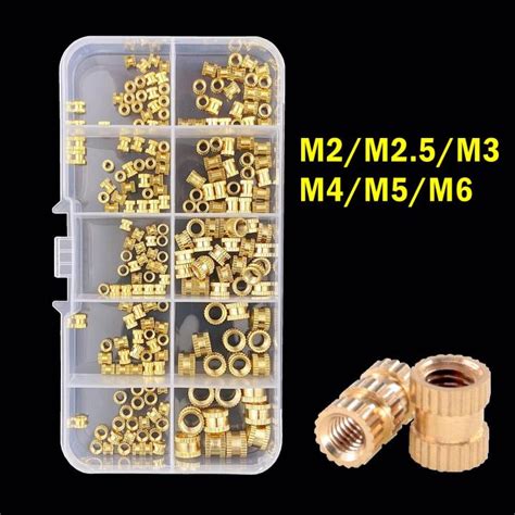 M2 M2 5 M3 M4 M5 M6 Brass Heat Insert Nut Hot Melt Nutinsert Thread