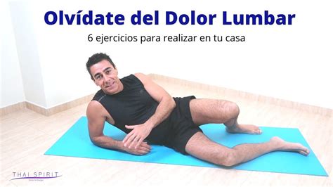 Si Sufres Dolores Lumbares En Este V Deo Te Voy A Mostrar