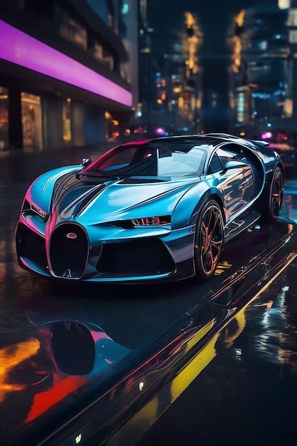 Premium AI Image | Exquisite showcase of Bugatti and Lamborghini ...