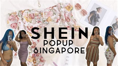 Shein First Pop Up Store In Singapore Haul Yunzvlog Youtube