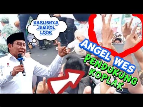 HEBOH Kampanye Akbar Di BanyuwangiSalah Satu Pendukung Cak Imin