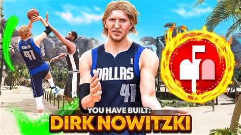 This New Dirk Nowitzki Build Is Too Op In Nba K Demigod Youtube