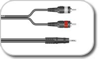 Sommercable Mini Jack Mm Cables To Two Rca Male Bv Cij Serie