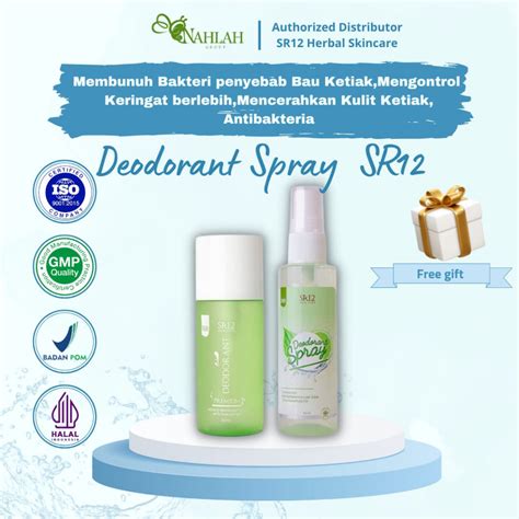 Jual SR12 DEODORAN DEODORANT SPRAY PEMUTIH KETIAK PENCERAH KETIAK TAWAS