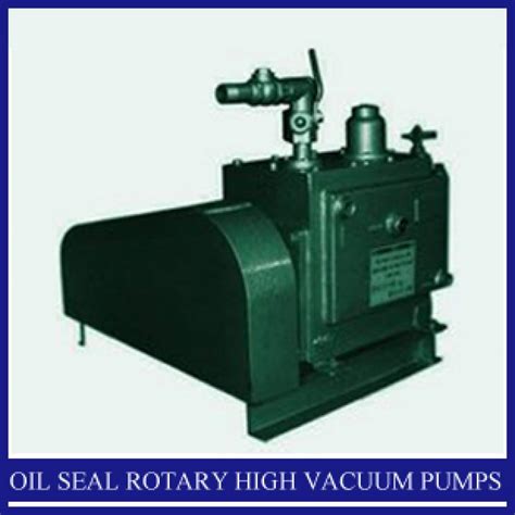 Oil Seal Rotary High Vacuum Pumps Manufacturer Supplier Wholesaler