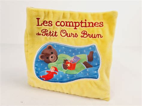 Livre tissu Les comptines du Petit Ours Brun Label Emmaüs