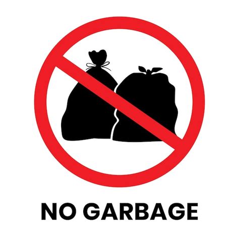 Forbidden Sign Clipart Vector, No Trash Forbidden Sign, No Trash - Clip ...