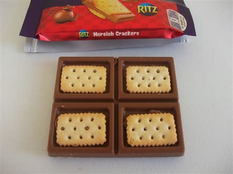 Cadbury Dairy Milk With Ritz Crackers And Lu Biscuits Review