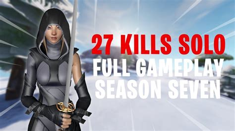 Kills Solo Season Console Fortnite Full Gameplay Youtube