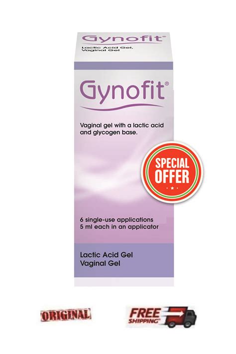 GYNOFIT Lactic Acid Vaginal Gel 6x5ml Lactic Acid Glycogen Base