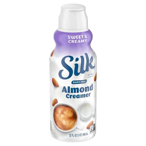 Silk Sweet And Creamy Almond Creamer 32 Fl Oz 1qt Bottle 32 Fl Oz 1 Qt Shipt