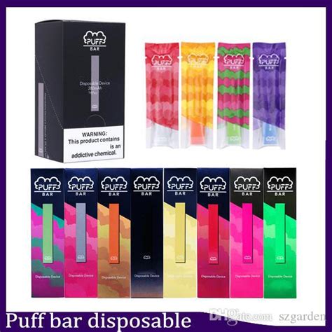 Newest Puff Bar Disposable Device Empty Pod Starter Kit 280mah Battery