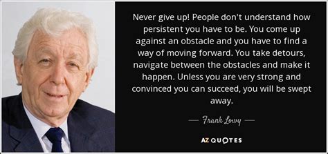 TOP 8 QUOTES BY FRANK LOWY | A-Z Quotes