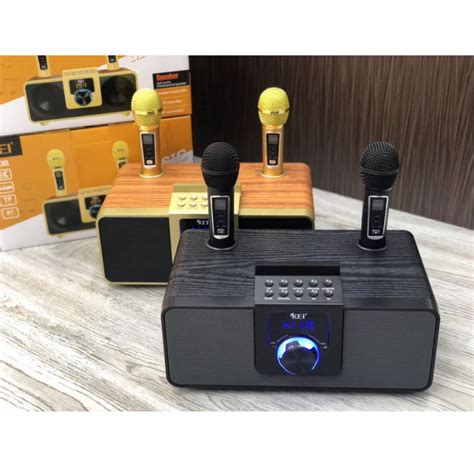 Kei K Bluetooth Karaoke Speaker Comes With Wireless Microphones