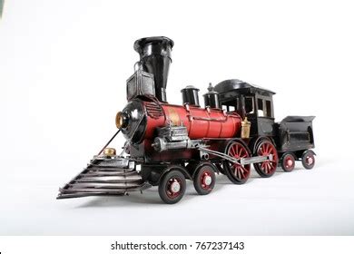 Miniature Toy Steam Locomotive Train Engine Stock Photo 767237143 ...