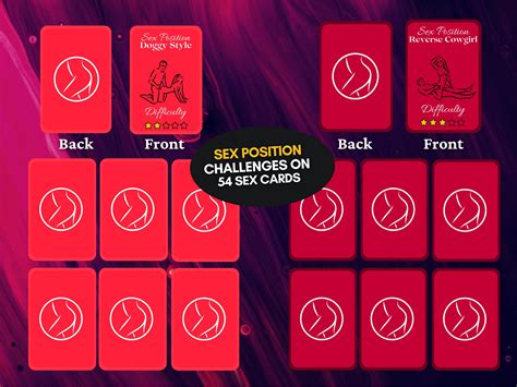 Sex Positions Cards Game Date Night Cards For Couples Anniversary T Printable Sexy And