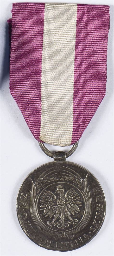 Medal Za D Ugoletni S U B Xx Lat Srebrny Aukcja Internetowa