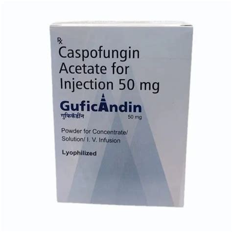 Gufic Andin 50mg Caspofungin Acetate Injection Box At Rs 1800 Box In Pune