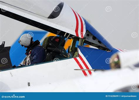 Pilot of Sukhoi Su-30SM 32 BLUE Russian Knights Aerobatics Team of ...