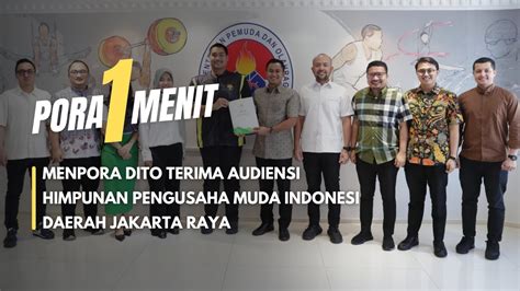 HIPMI Jaya Undang Menpora Dito Jadi Pembicara Di Diklatda 2023 Jakarta