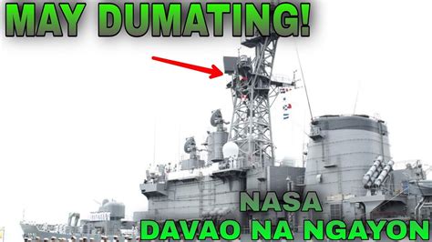 ANG LAKI MAY DUMATING NA WARSHIP SA DAVAO SAF AIRBORNE NAKUHANAN