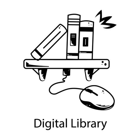 Trendy Digital Library 44822740 Vector Art At Vecteezy