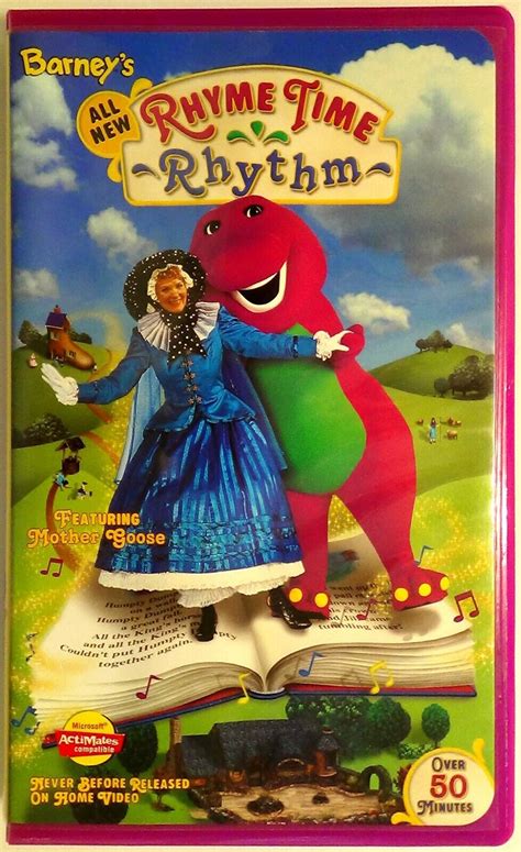 Barneys Rhyme Time Rhythm Featuring Mother Goose Vhs 1999 Clam Shell Excellent 45986020390 Ebay