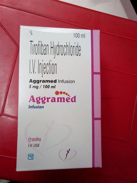 Tirofiban Hydrochloride IV Injection At Rs 5500 Pack Aggribloc In