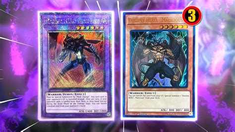 MALICIOUS AT 3 The NEW YU GI OH TOP TIER HERO Deck Combos New