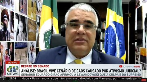 Jovem Pan News Entrevistajp Senador Eduardo Girão