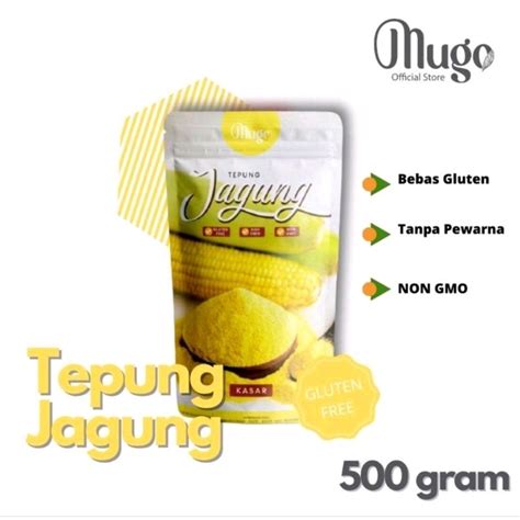 Jual Mugo Tepung Jagung Polenta 500g Non Gmo Shopee Indonesia