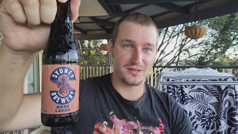 Sydney Brewery Dark Lager Beer Review YouTube