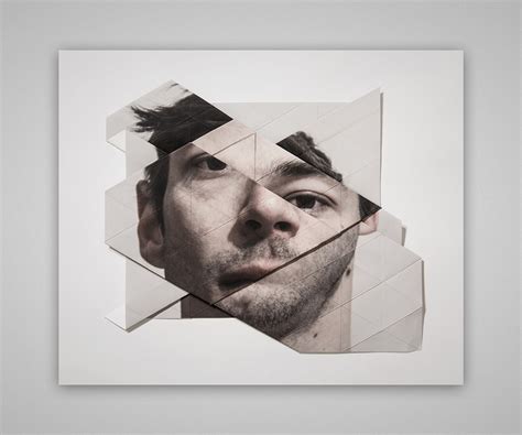 Origami Faces By Aldo Tolino Fubiz Media