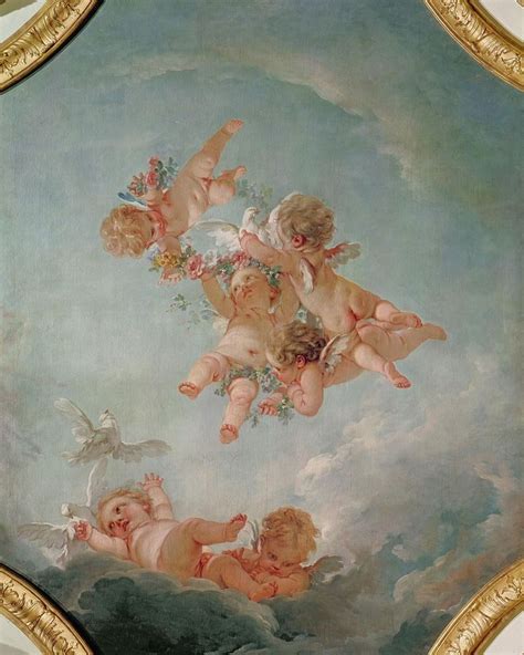 François Boucher Spring from a series of the Four Seasons in the