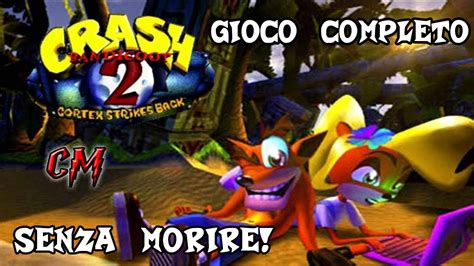 Crash Bandicoot 2 Cortex Strikes Back PS1 Gioco Completo 100