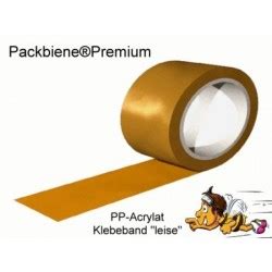 Klebeband PackbienePremium Braun Leise 50mmx66m 18 Rollen